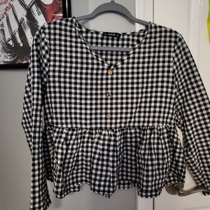 Long sleeve crop shirt
